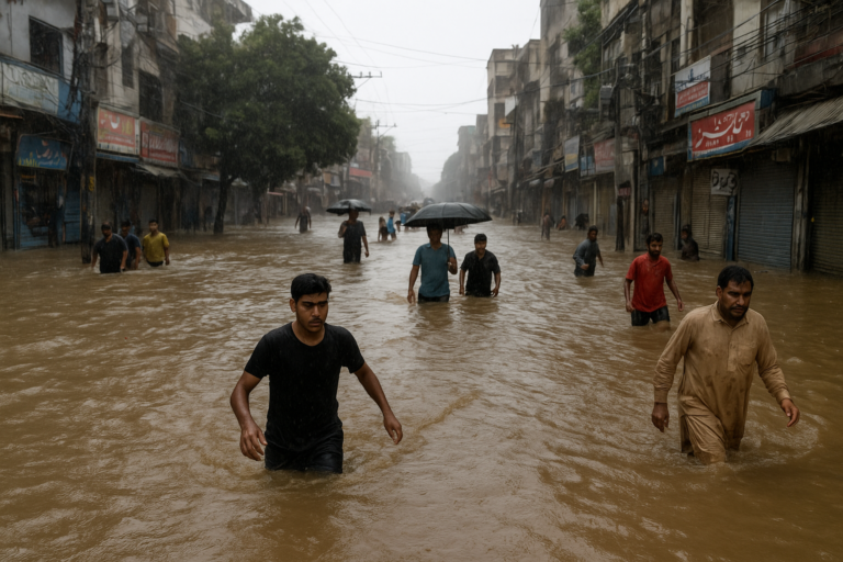 Cloudbursts and Urban Drainage Failures Fuel Deadly Flooding Across Pakistan